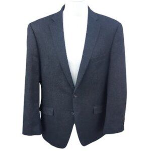 Cashmere Sport Jacket SZ 40R Coat Blazer Black